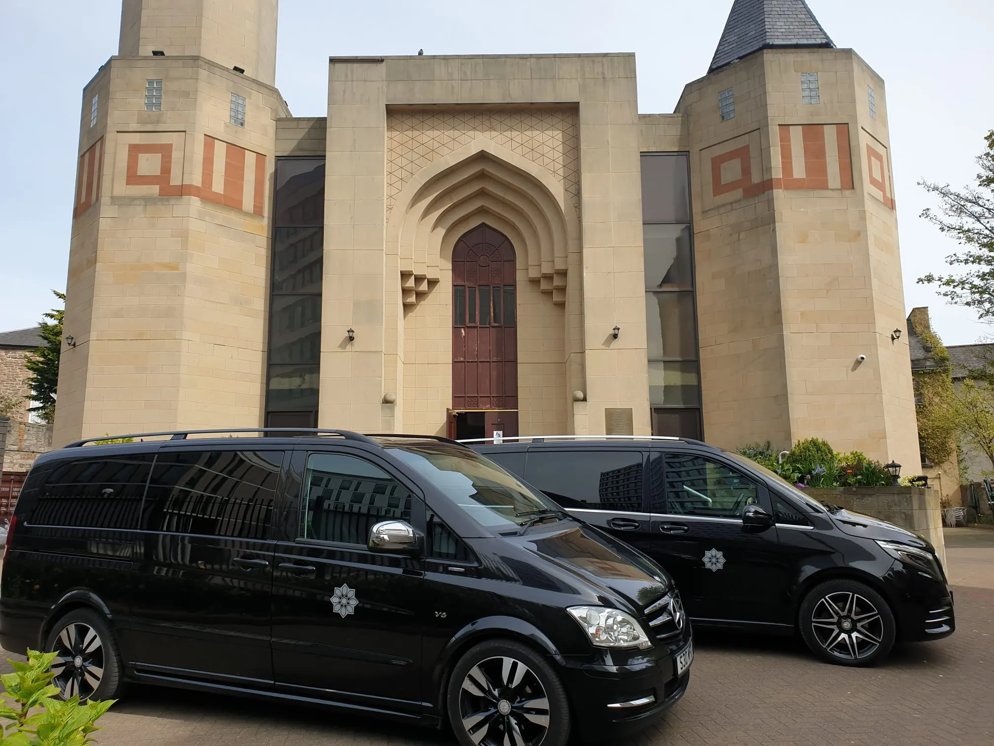 Scottish Muslim Funeral Services vehicle