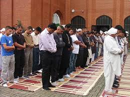 Standing in prayer